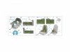 Quinta Studio QD72198 Bristol Beaufighter Mk.X 3D-Printed coloured Interior on decal paper (Hasegawa) 1/72